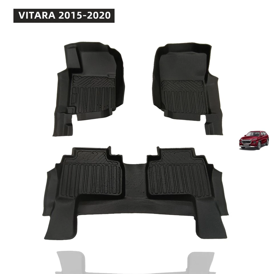 5D TPE Car Mat Waterproof Friendly Material Mat Use For VITARA 2015-2020