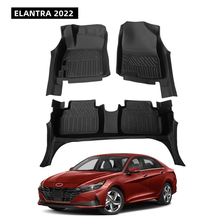 Flexible Customization 5D TPE Car Floor Mats for ELANTRA 2022